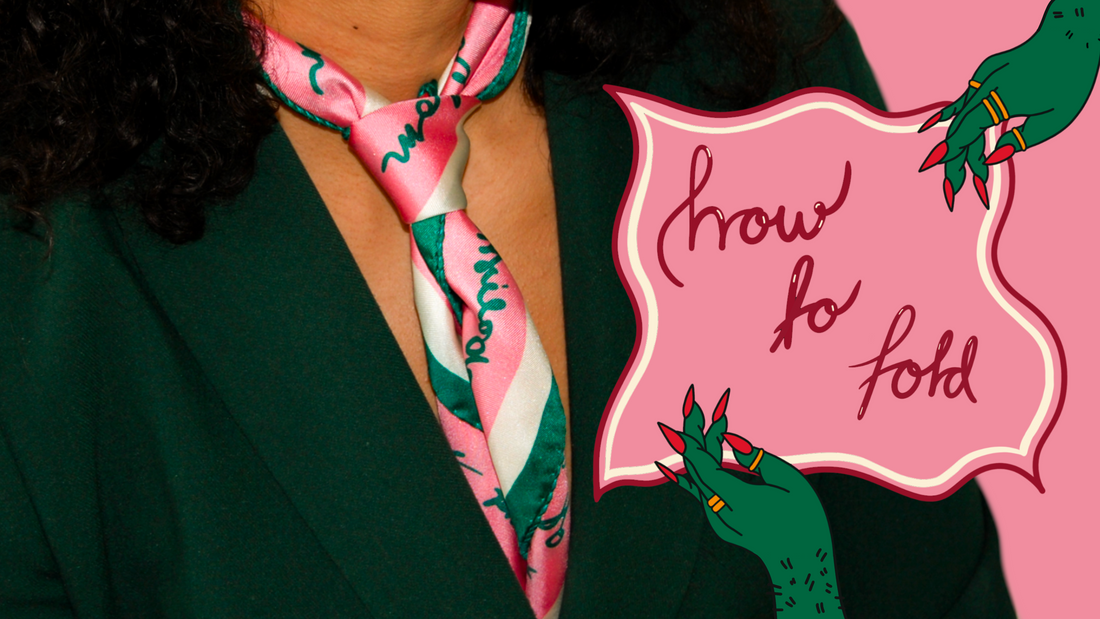 How to fold and tie your scarf